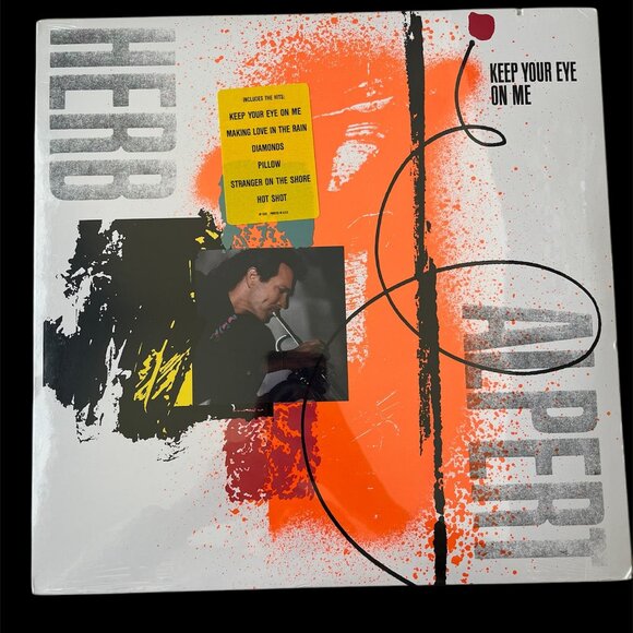 NEW HERB ALBERT Trumpet Music, Keep Your Eye On Me, Vinyl Album Record Jazz Funk - Picture 1 of 2